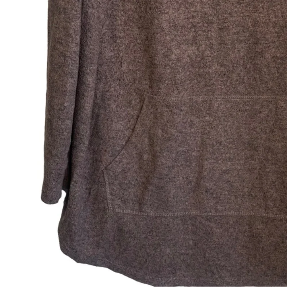 Torrid Size 3 Brown Hooded Oversized Pullover Knit Ling Sleeved Hoody - Picture 4 of 13